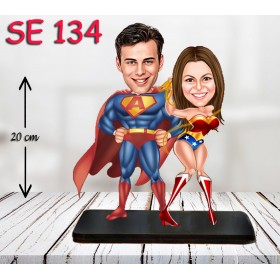 kişiye ozel superman cift