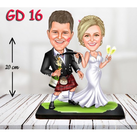 kişiye ozel gelin damat
