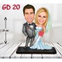 kişiye ozel gelin damat
