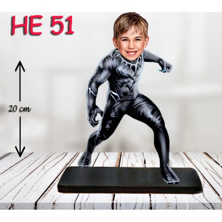 kisiye ozel black panter erkek cocuk