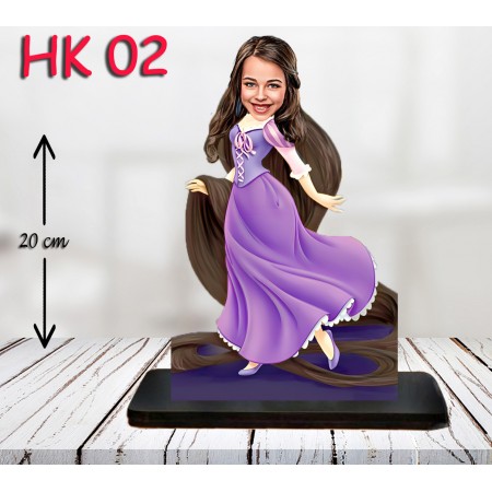 kisiye ozel rapunzel kız cocuk