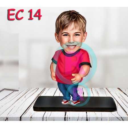 ERKEK ÇOCUK KARAKTERİ KIRMIZI TİŞÖRTLÜ