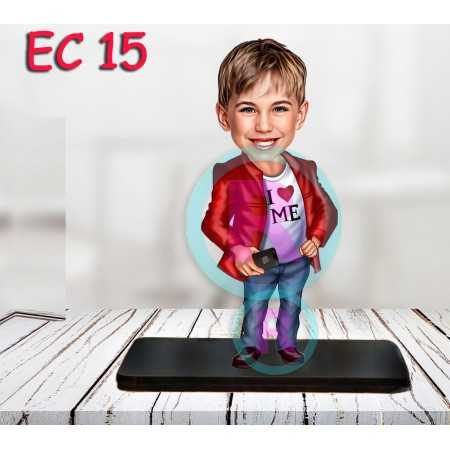 ERKEK ÇOCUK KARAKTERİ KIRMIZI CEKETLİ